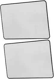 EXAOMBLE 2pcs Full Page Reading Magnifier Ultra Thin Magnifying Sheet Transparent Bookmark for Easy Reading for Books Newspapers Magazines and More