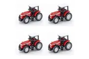 4x Siku 0847 Massey Ferguson Tractor Diecast 71mm Vehicle Kids Children Toy 3y+