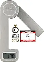 Caso Kitchen Ecostyle 3266 Digital Kitchen Scales with Kinetic Energy, No Batteries Required, up to 5 kg in 1 g increments, Extra Flat, Stainless Steel