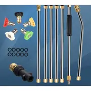 Car Washer Metal Jet Water Spray Lance Extension Wand Nozzle