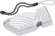 Survival Whistle Loud, Mini Louder Survival Whistle Exquisite Durable for Training/competition for Coaches/referees for Lifeguards for Camping/adventure(Silver)