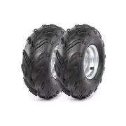 2pc 7" inch 16x8-7 Tyre Rim Wheel 16x8x7 For ATV Mower Quad Go Kart 125cc 110cc