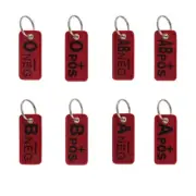 Unique Blood Type Keychain Stylish Bag Charm for School and Work Environments