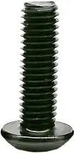 5/10pcs M3 M4 M5 Length 4-50mm Black 304 Stainless Steel Hexagon Hex Socket Button Round Head Bolt Screw(Color:10mm,Size:10pcs M3)