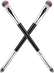 MUIIGOOD 2Pcs Eyeshadow Brush Eye Makeup Brush Professional Blending Eyeshadow Makeup Brushes for Concealer Eyebrows Eyeliner Soft Hairs Makeup Tool