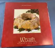 WILLIAMS SONOMA Nordic Ware Christmas WREATH BUNDT CAKE PAN - New NIB