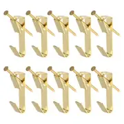 Picture Hangers w Nails - Photo Frame Hanging Hooks Kit - Holds 50 lbs - 25 Pcs