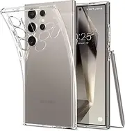 [Spigen] Liquid Crystal Designed for Samsung Galaxy S24 Ultra Case (2024) Exact Fit Slim Lightweight Flexible Layer Soft Clear Cover - Clear