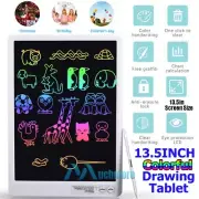 13.5" LCD Writing Tablet Colorful Electronic Drawing Board Education Kids' Gift