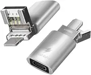 EIRZNGXQ Multifunctional Four-in-One USB C Adapter, Micro Type-C Female to PD Fast Charging Converter, Type C Connector