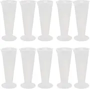 XYWHPGV 50mL Laboratory Solution Measurement Graduated Cylinder Thicken Clear 10pcs(f22d4 4abe6 57da0 fdaae e93cc b359d