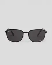 [Ray-Ban] Ray-Ban Men's 0Rb3705 Polarised Sunglasses in Black/Grey Polar One Size Black/Grey Polar