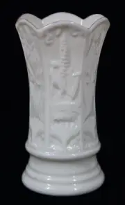 RARE! VINTAGE 1980 MINI PORCELAIN VASE #1237 BELLEEK VISITORS CENTER IRELAND NEW