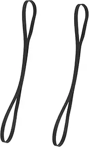 Operitacx 2pcs Turntable Drive Belt: Record Player Accessories Replacement Rubber Recorder Belts for Cassette Tape Machine Turntable