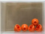 LEGO Parts - Reddish Orange Brick 1 1/2 x 1 1/2 Dome Top - No 20952 - QTY 5