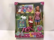 Steffi Love Barbie Happy Animals Rabbit Playset 16Pcs New Simba Toys