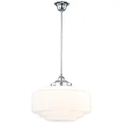 Chrome Rod Pendants Lights Retro Brass Moulins Lighting Art Deco Inspirations