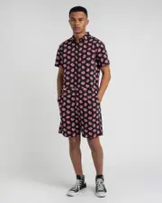 [Lucid] Lucid Men's Donuts Romper in Black Size Small S Black