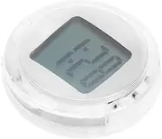 Car Dash Clock Mini Vehicle Clock Car Accessories for Accesorios Auto Bike Accesories Car Acessories Car Dashboard Clock Digital Clocks Automotive Accessory Waterproof Clock White