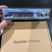 Cloud Managed Ethernet- 8 PORT PoE SWITCH~ 10/100Mbps+2 GB Uplink+1G Goalake