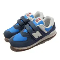 在飛比找momo購物網優惠-【NEW BALANCE】休閒鞋 574 Wide 中童 童