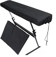 Piano Keyboard Dust Cover, Ai-OUMLEEF 61 Key Piano Keyboard Cover with Built-in Bag Elastic Cord Locking Clasp, Electronic Piano Dust Cover Waterproof for Electronic Keyboard Digital Piano