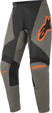 Alpinestars Fluid Speed Motocross Pants, grey-orange, Size 28 for Men Grey Orange