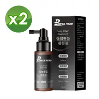 在飛比找PChome24h購物優惠-【PowerHero】強健豐盈養髮液x2-60ml/瓶 《活