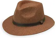 [Wallaroo Hat Company] Men’s Durango Fedora – UPF 50+ Sun Protection, Wide Brim Sun Hat, Packable and Adjustable Sizing