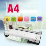 Hot & Cold Fast Warm-Up Roll A4 9" Photo Paper Film Document Laminator Thermal
