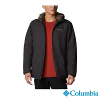 在飛比找Yahoo奇摩購物中心優惠-Columbia 哥倫比亞 男款 - 防小雨連帽翻毛外套-黑