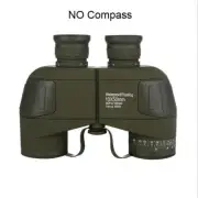 HD 10X50 High Power Binoculars with Rangefinder Compass for Hunting Boating Bird