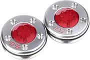 NA 2pcs Red Clover Golf Custom Weights for Titleist Scotty Cameron Newport Studio California Putters (2x25g)