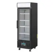 Polar G-Series Upright Display Fridge 218Ltr Black - Commercial Drink Fridges...