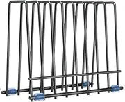Buhyujkm Portable Bags Rack, 8.27x3.5x7 Inches Compact Stainless Steel Drying Stand, Reusable Storage Bag Holder for Bottles, Lids, Forks, and Kitchen Utensils
