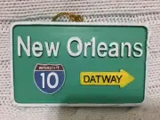 Piazza Christmas New Orleans Louisiana Interstate Sign Ornament/Souvenir