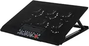 Ergonomic Sturdy Laptop Cooler Rack 6 Fan Adjustment Multi-use Laptop Stand Study Work Essential