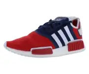 Adidas NMD R1 Mens Shoes Size 9, Color: Scarlet/Navy/White
