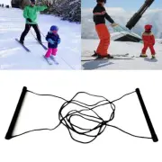 Kiddie Ski Training System Enabling Safe Practice Under Adult Supervision