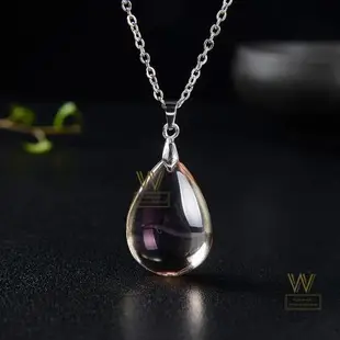 【w-jewelry】精品水晶工坊-頂級3A全美紫黃晶墬(11040504)