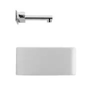 Caroma White Cube Over Counter Basin