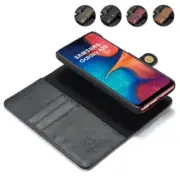 Removable Wallet Case Card Leather Flip Cover For Samsung A10 A20 A30s A40 A50
