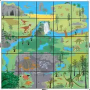 TTS Bee-Bot Dinosaur Mat for Children's Classroom Learning Kids Fun Play Toy
