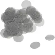 100PCS 15mm/0.59 Inch Stainless Steel Pipe Screens Pipe Filters Smoking Pipe Bowl Screens