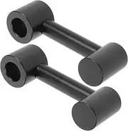 MUCKLILY 2pcs Car Seat Headrest Hooks Aluminum Alloy Car Organizers Easy Install for Seat Back
