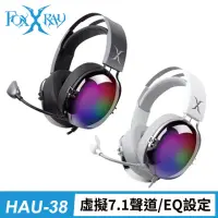 在飛比找momo購物網優惠-【FOXXRAY 狐鐳】環繞聲道幻彩電競耳麥(FXR-HAU