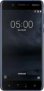 [Nokia] 5 16GB Android Factory Unlocked 4G/LTE Smartphone - Tempered Blue