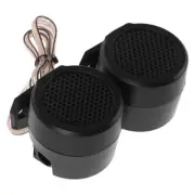 1 Pair Car Audio Tweeters 500W: Mini Round Loud Speaker - High Frequency Dome