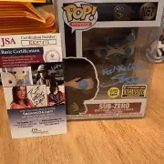 Steve Blum Signed Sub-Zero Funko Pop 1057 Autograph Glow In Dark Variant JSA COA