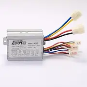 YC Yier 36V 350W Brush Motor Speed Controller for Electric Bike Bicycle Scooter ATV Quad Go Kart Buggy E Bike Dirt Bike Razor Mini Bike Drift Trike